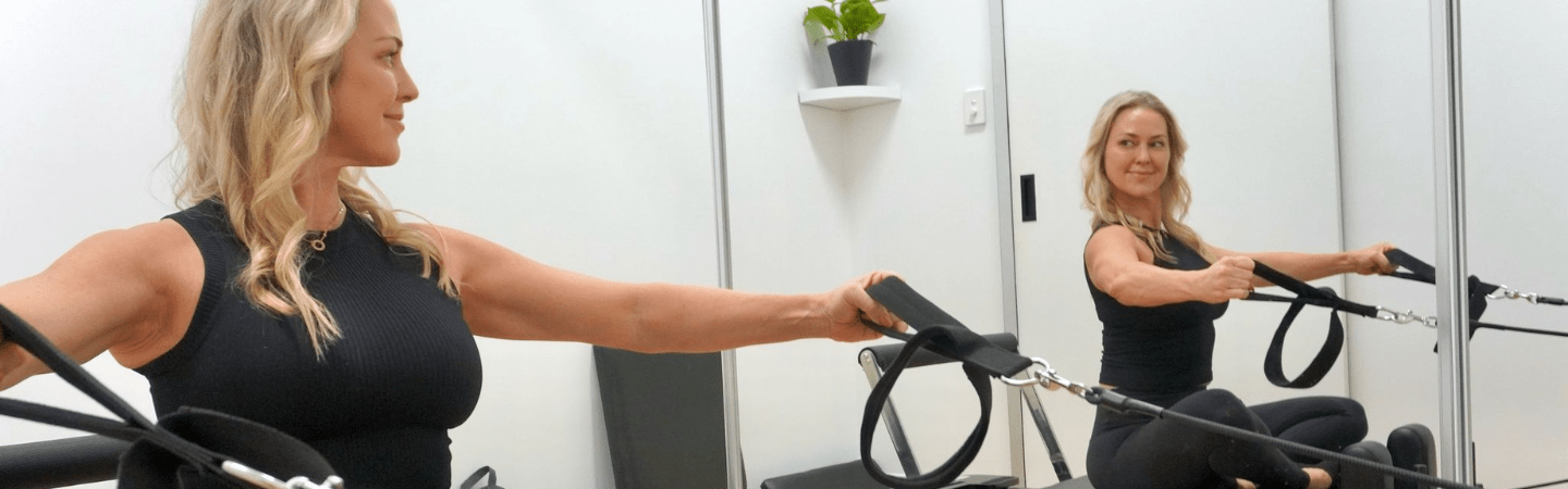 Private reformer Pilates at Functional Fitness Gym Newstead Brisbane