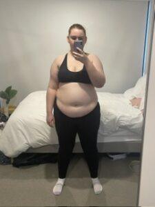 Grace before - Functional Fitness Gym Newstead PT client
